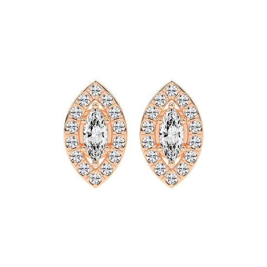 "Aurora Bloom" Marquise Statement Earrings