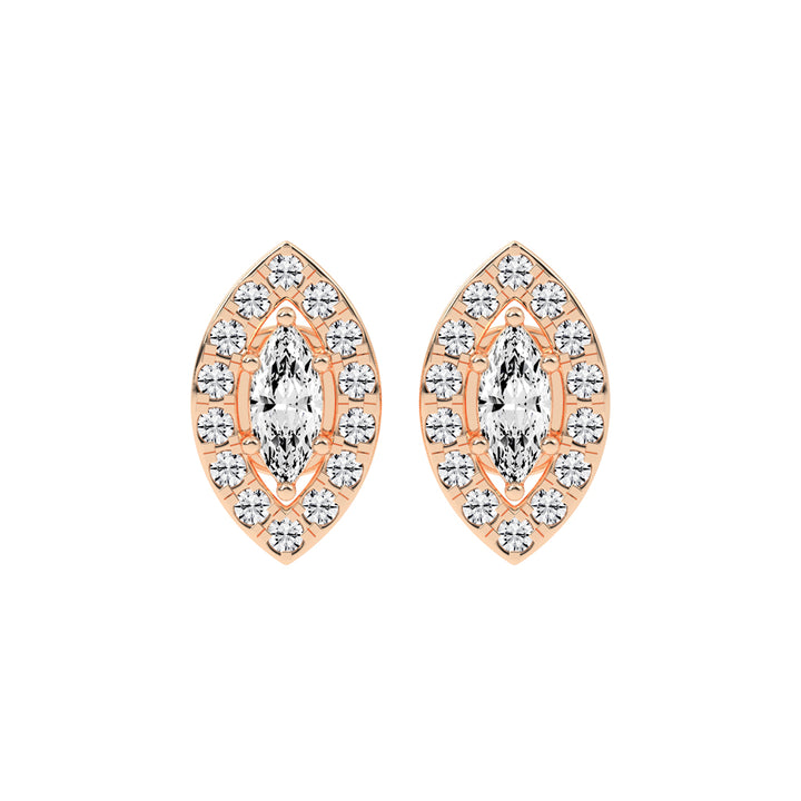 "Aurora Bloom" Marquise Statement Earrings