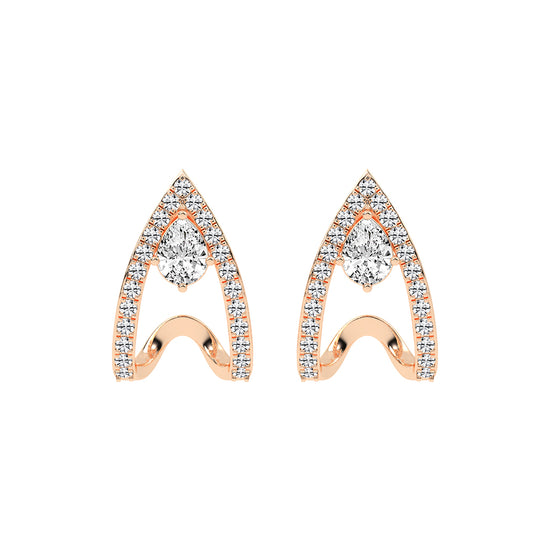 Apex Sparkle Contour Earrings