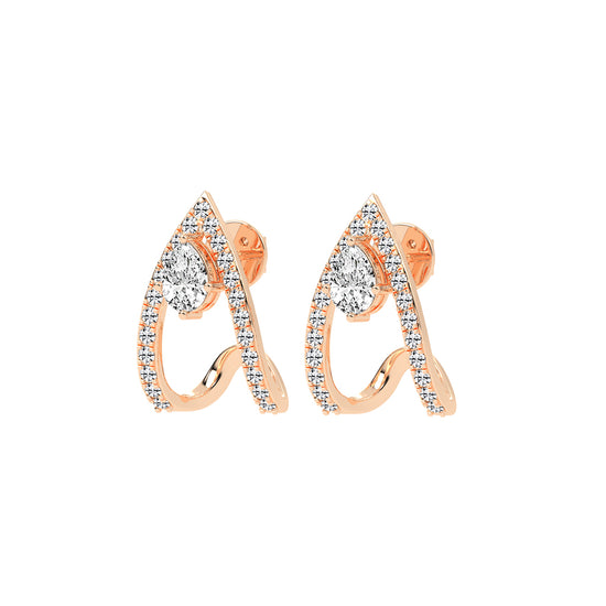 Apex Sparkle Contour Earrings