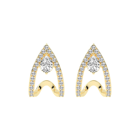 Apex Sparkle Contour Earrings