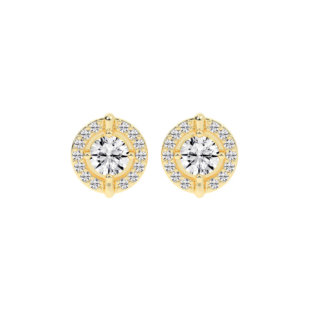 Compass Star Halo Studs