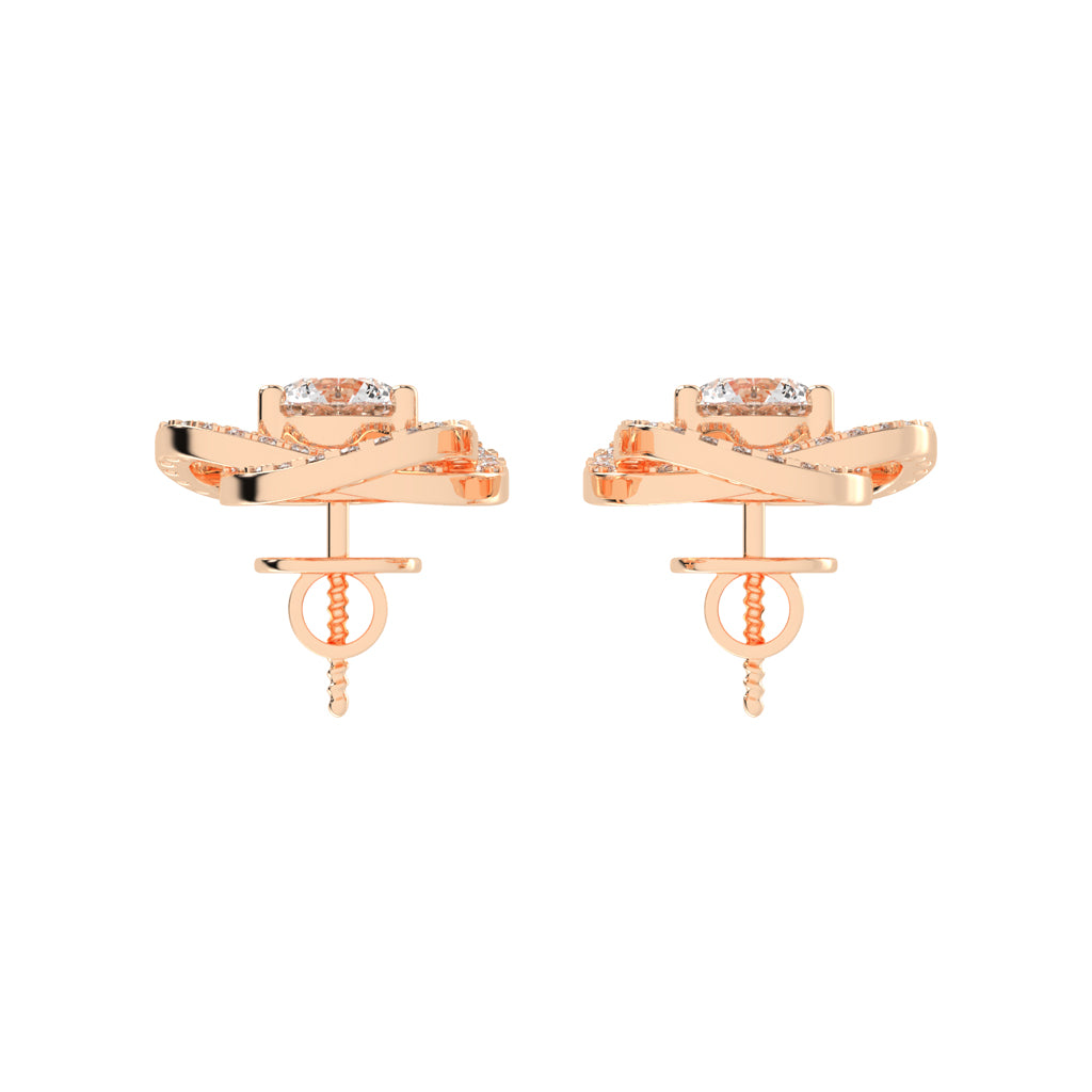Dazzling Blossom Stud Earrings