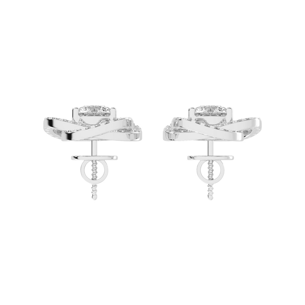 Dazzling Blossom Stud Earrings