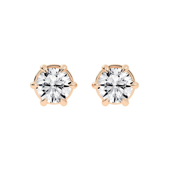 Wonderful Round Shape Studs Earrings