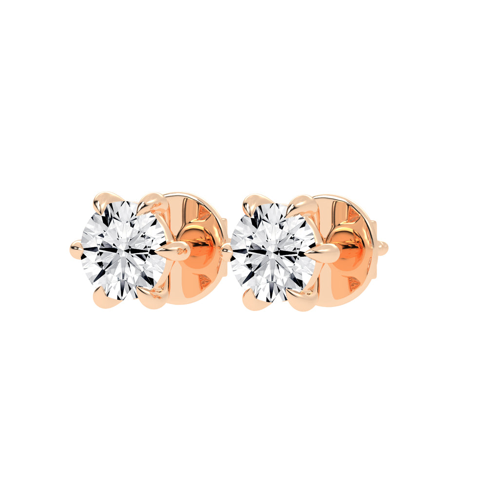 Wonderful Round Shape Studs Earrings
