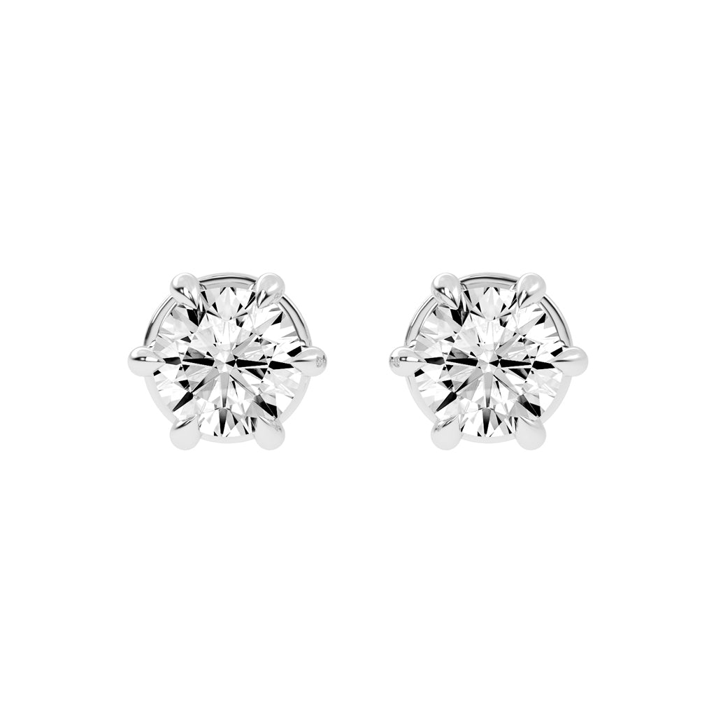 Wonderful Round Shape Studs Earrings