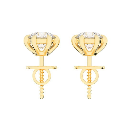 Wonderful Round Shape Studs Earrings