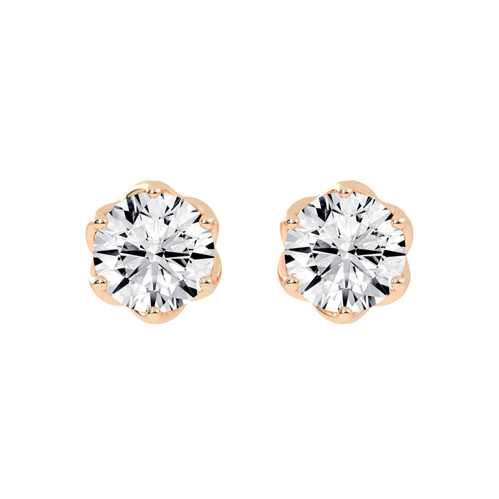 PetalGlow Diamond Studs
