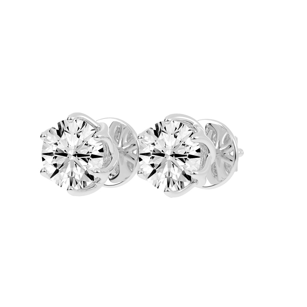 PetalGlow Diamond Studs