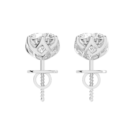 PetalGlow Diamond Studs