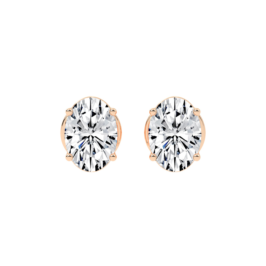 Artisan Blossom Diamond Solitaire Studs
