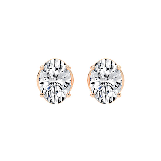Artisan Blossom Diamond Solitaire Studs