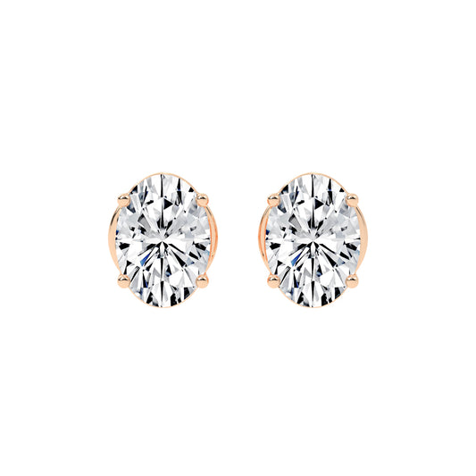 Artisan Blossom Diamond Solitaire Studs