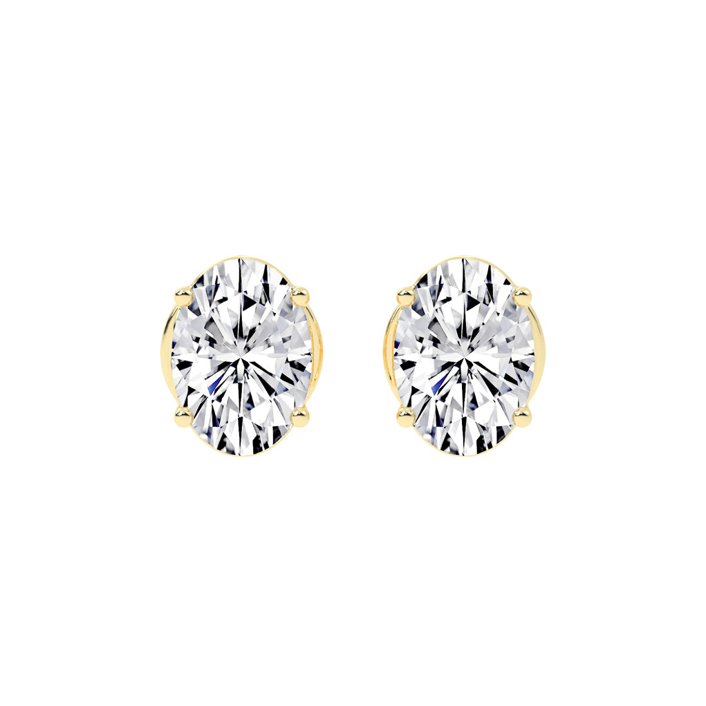Artisan Blossom Diamond Solitaire Studs