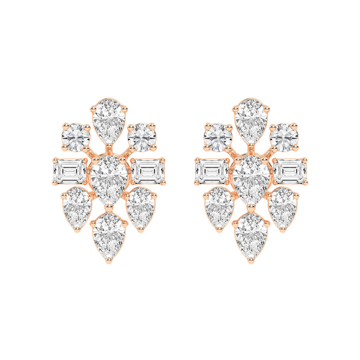 Aurora Blossom Cluster Studs