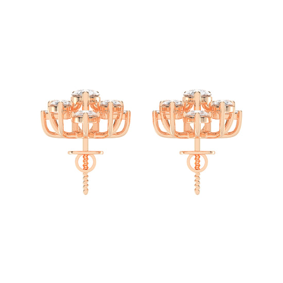 Aurora Blossom Cluster Studs