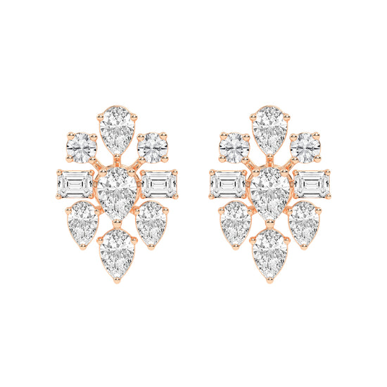 Aurora Blossom Cluster Studs