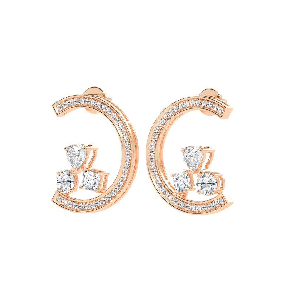 Crescent Lumina Embrace Earrings