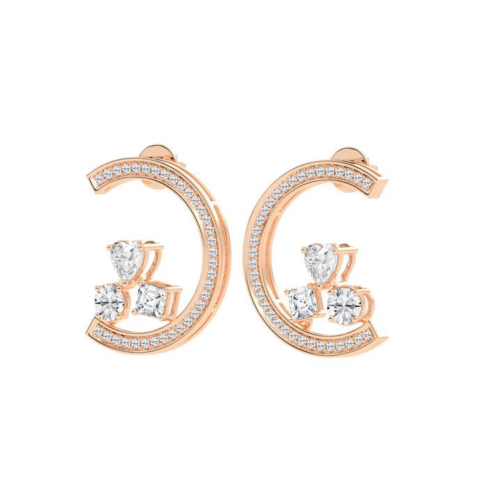 Crescent Lumina Embrace Earrings