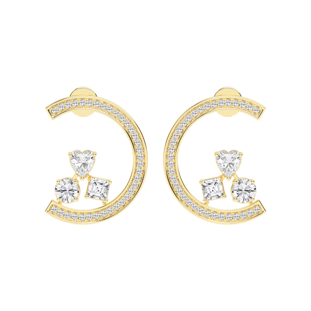 Crescent Lumina Embrace Earrings