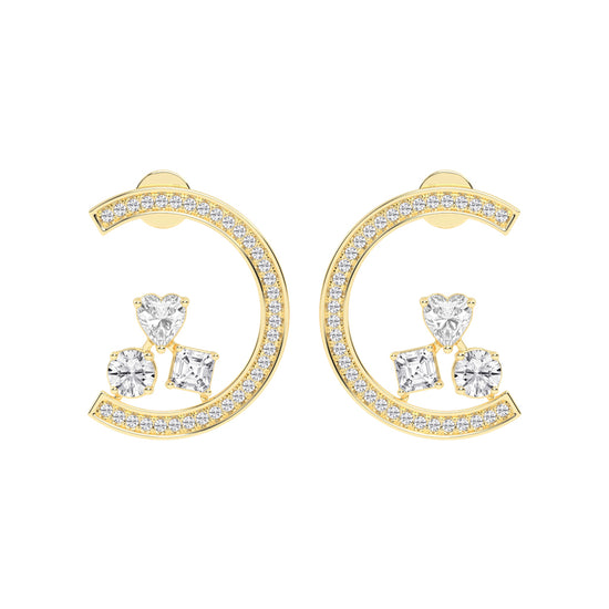 Crescent Lumina Embrace Earrings