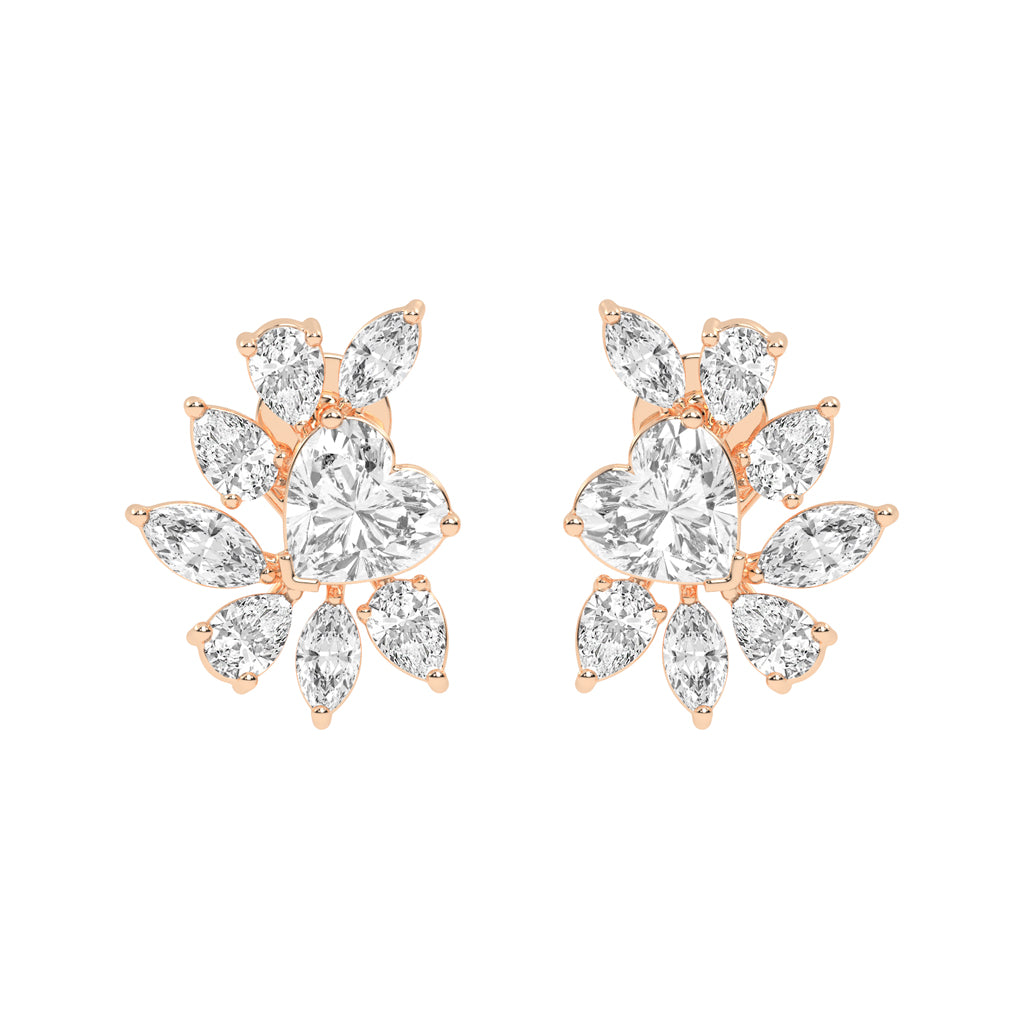 Petal Burst Diamond Studs