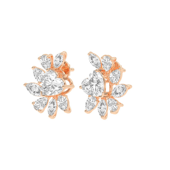 Petal Burst Diamond Studs