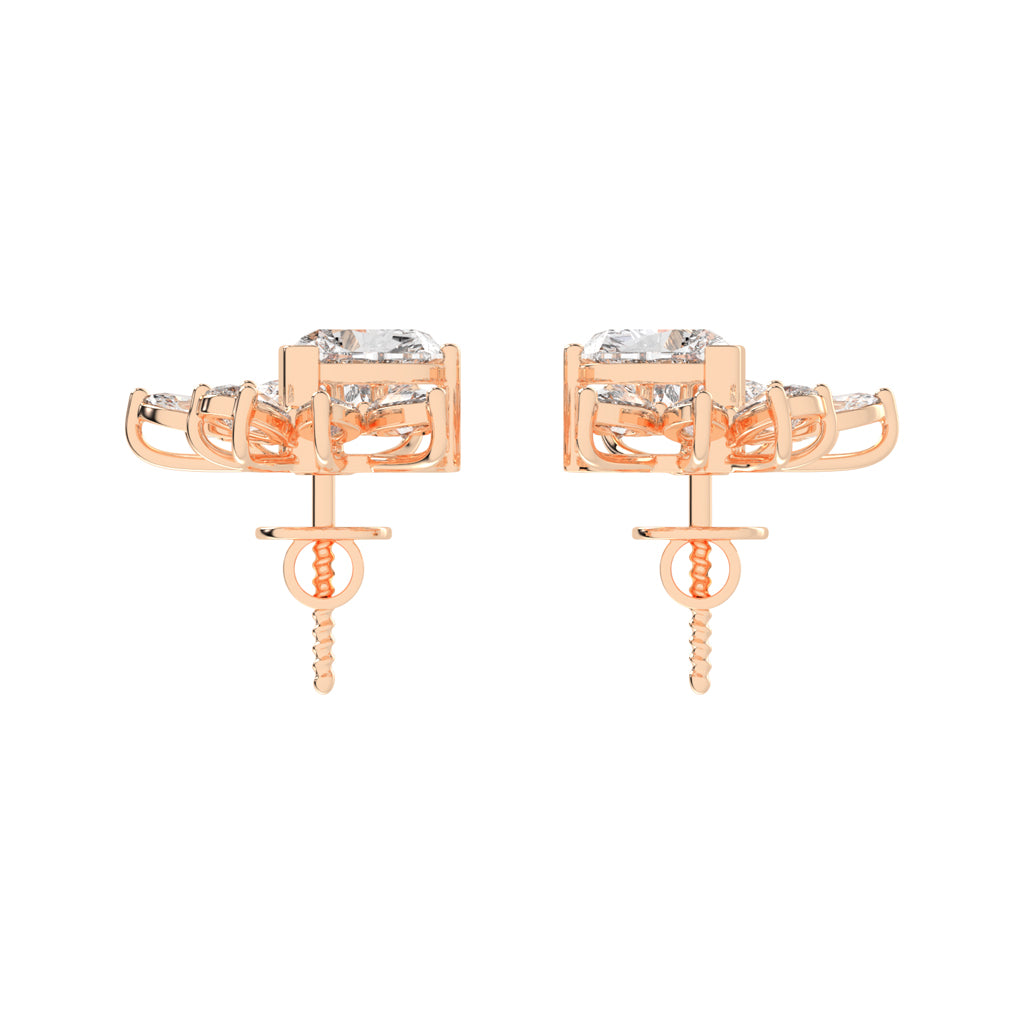 Petal Burst Diamond Studs