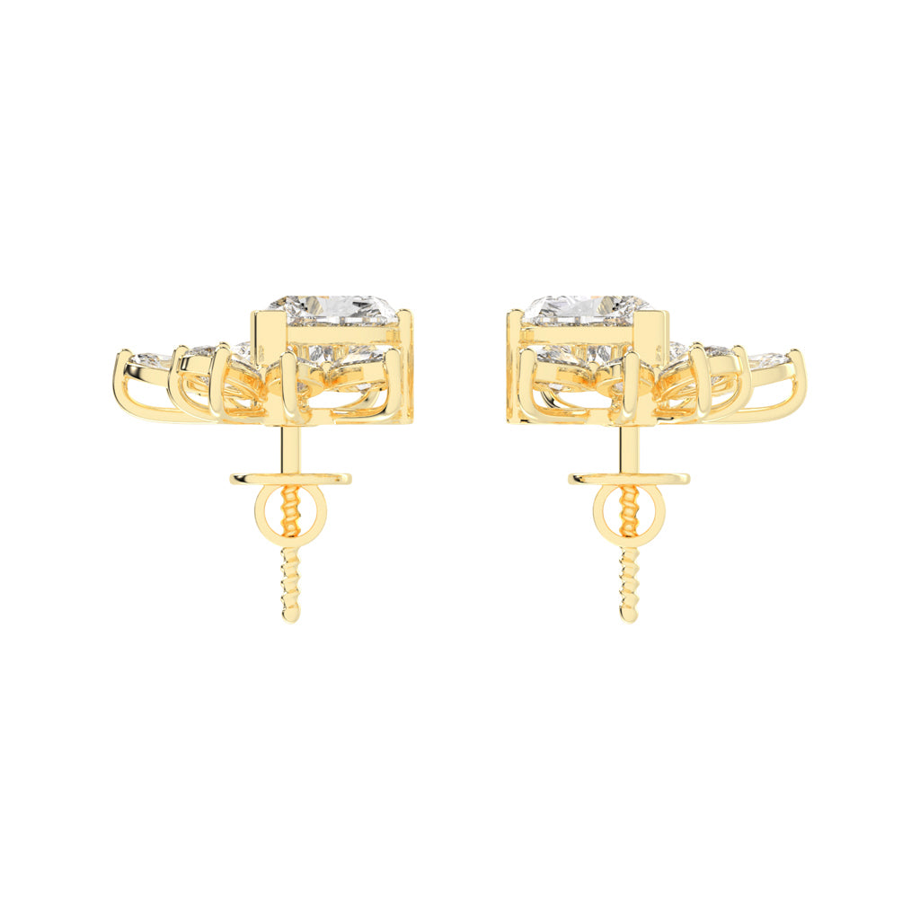 Petal Burst Diamond Studs