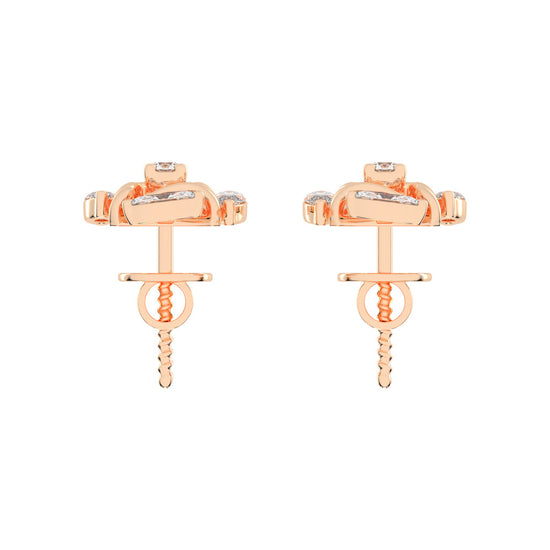 Celestial Marquise Bloom Diamond Cluster Studs