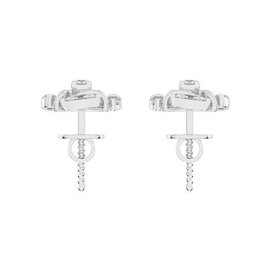 Celestial Marquise Bloom Diamond Cluster Studs