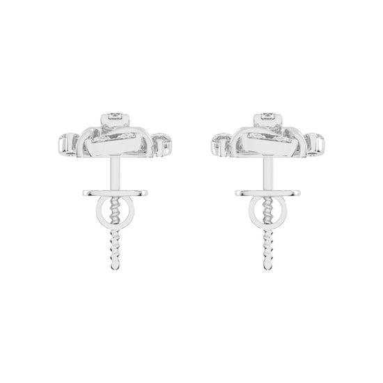Celestial Marquise Bloom Diamond Cluster Studs