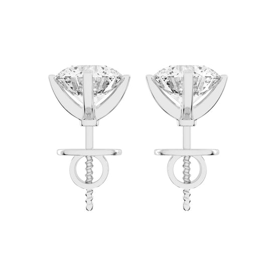 Timeless Brilliance Solitaire Diamond Studs