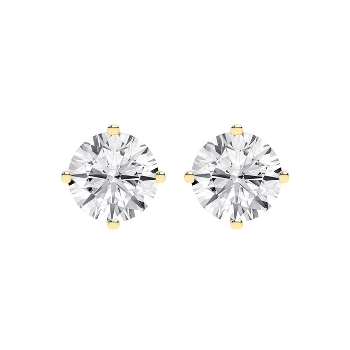 Timeless Brilliance Solitaire Diamond Studs