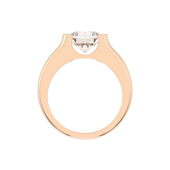 4Ct Round Shape Rings