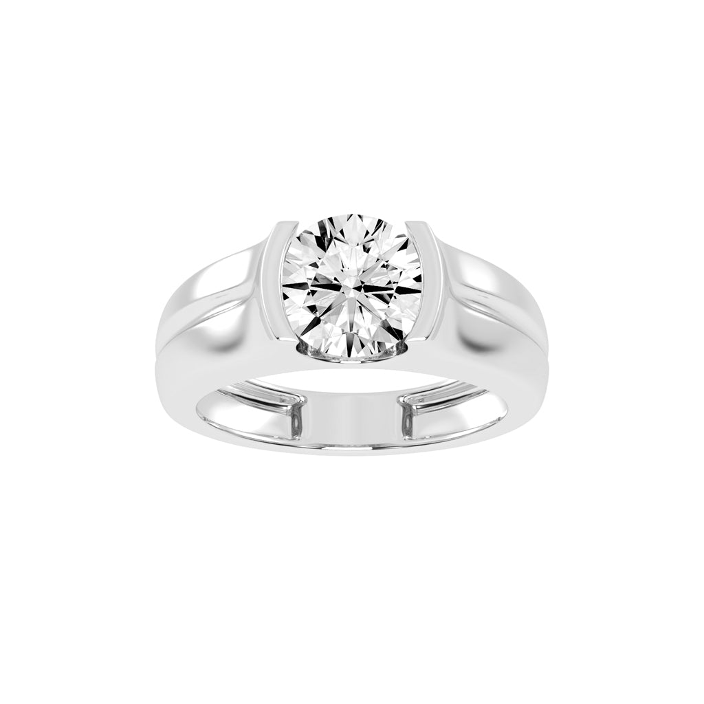 4Ct Round Shape Rings