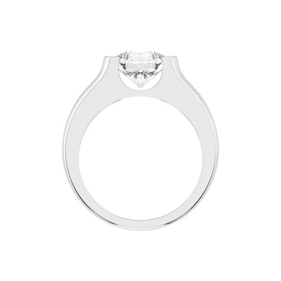 4Ct Round Shape Rings