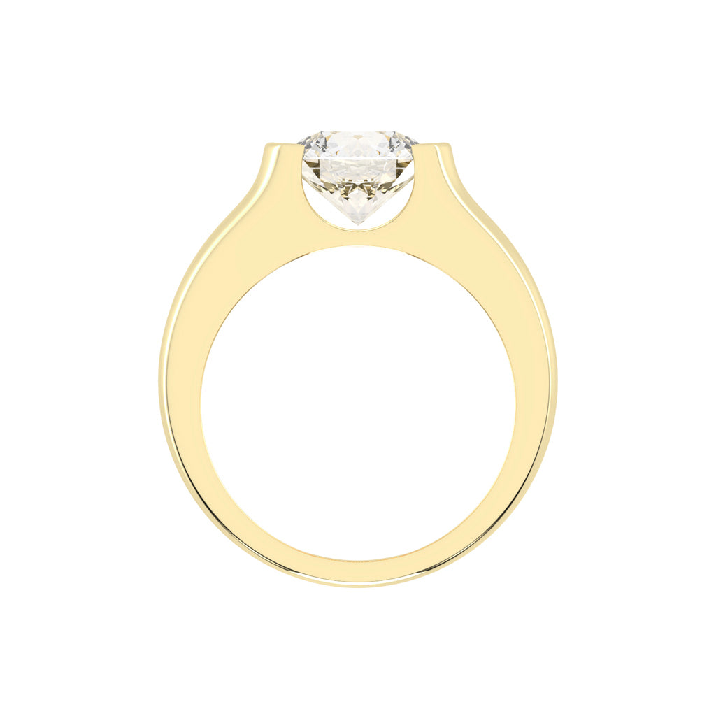 4Ct Round Shape Rings