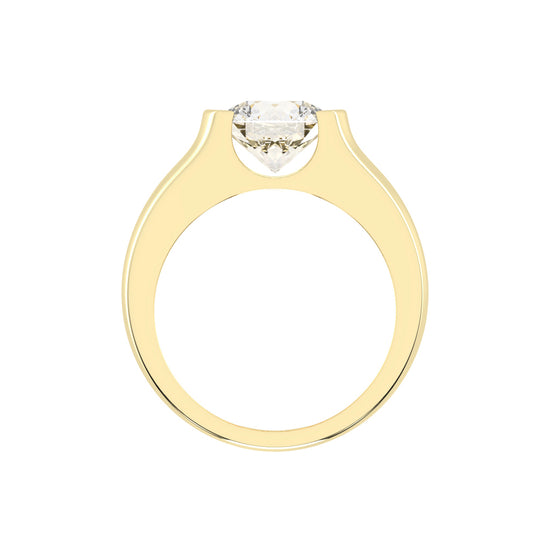 4Ct Round Shape Rings