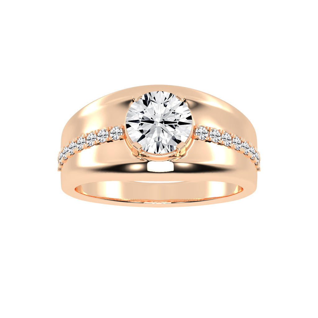 2.25Ct Round Shape Rings