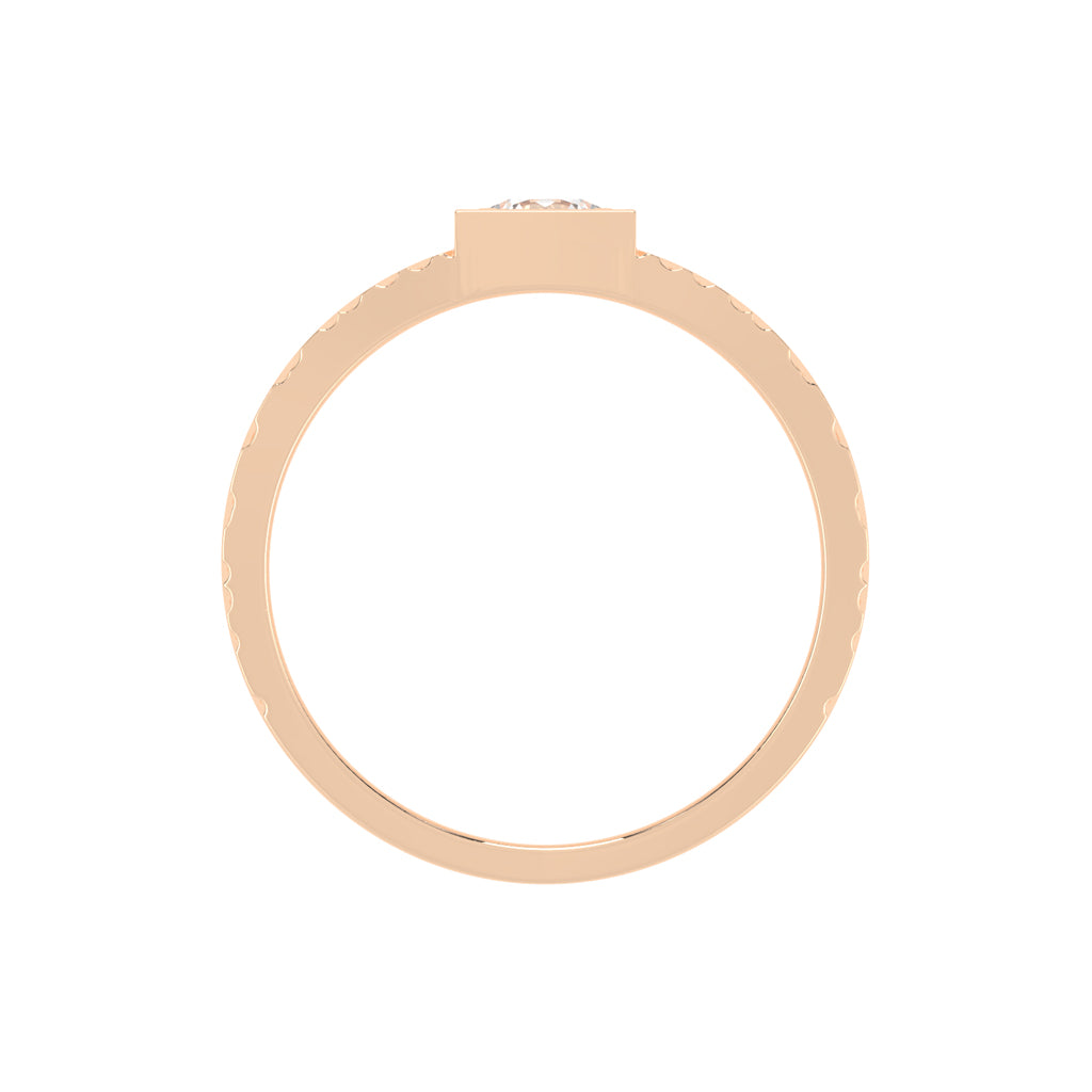 050 Ct Round Shape Rings