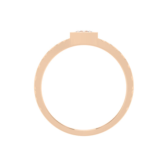 050 Ct Round Shape Rings
