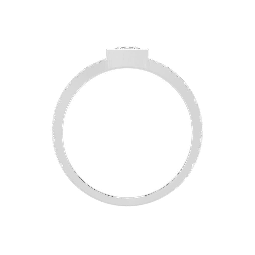 050 Ct Round Shape Rings