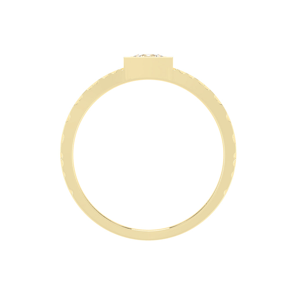 050 Ct Round Shape Rings