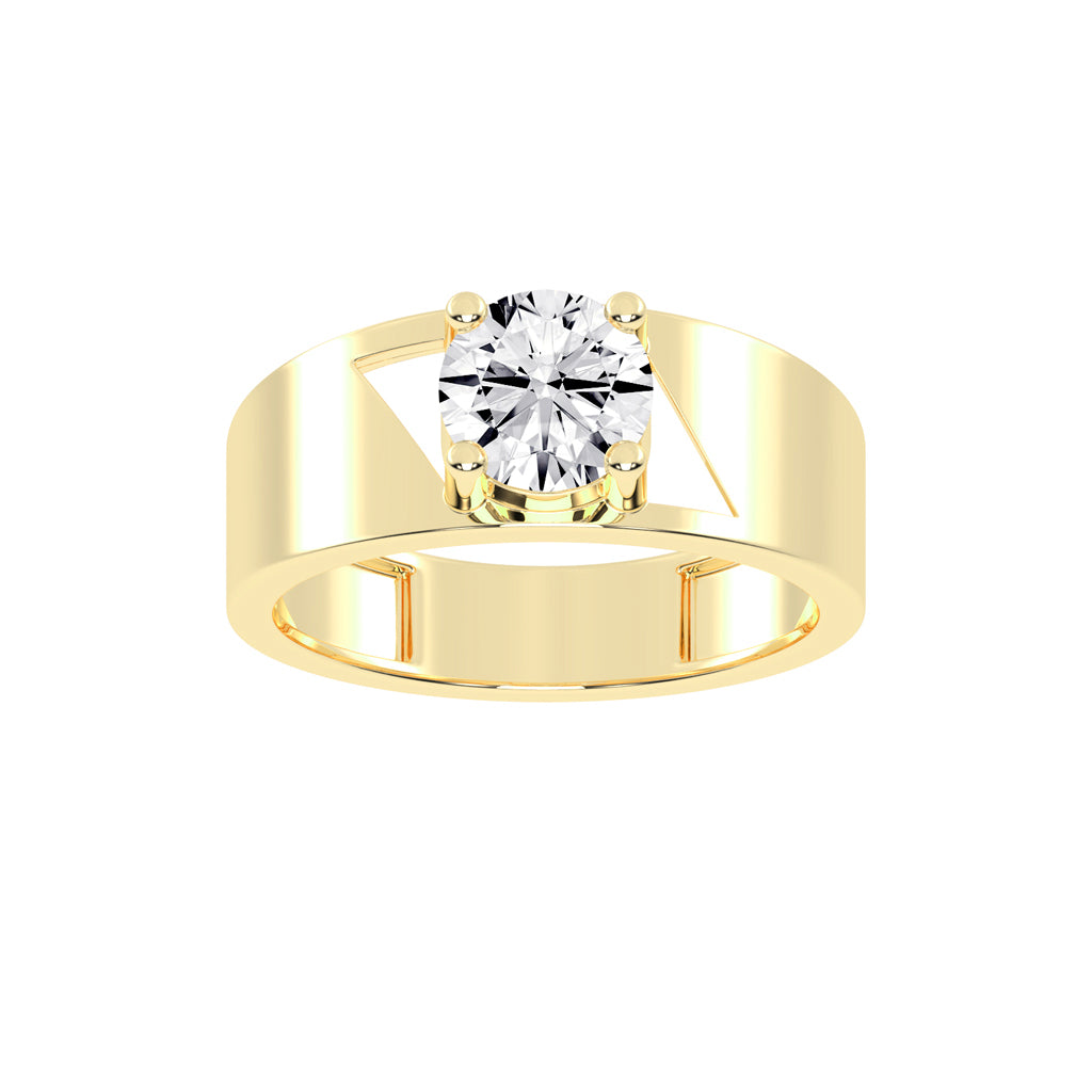 125Ct Round Shape Rings