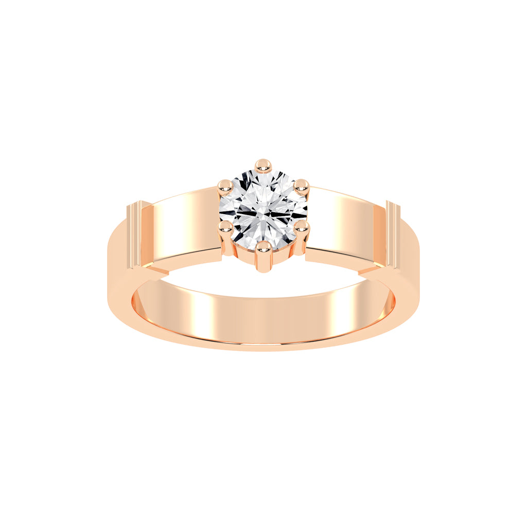 0.75Ct Round Shape Rings