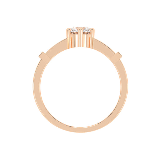 0.75Ct Round Shape Rings