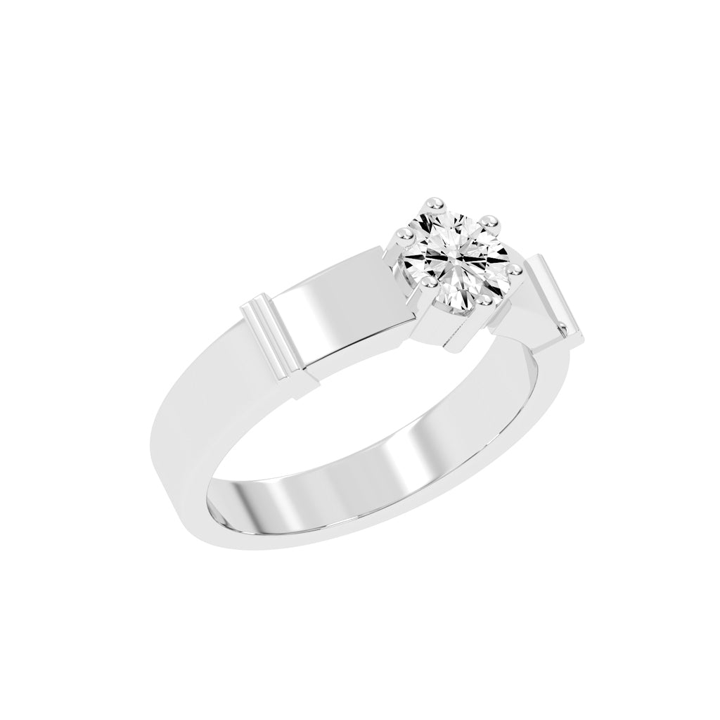 0.75Ct Round Shape Rings