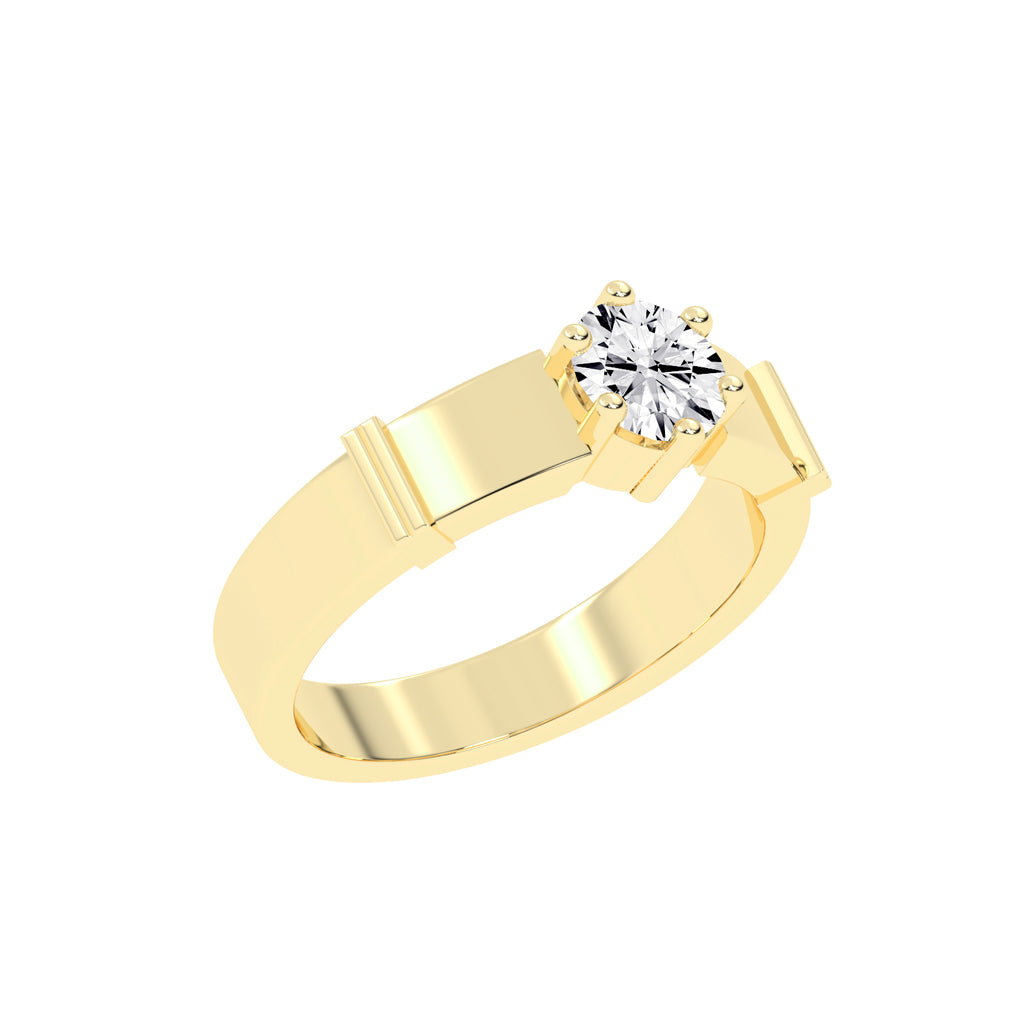 0.75Ct Round Shape Rings